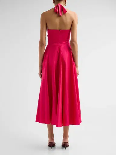 BLACK HALO Women's Noelle Midi Dress - Cerise - Size 14 | Thumbnail 3 BLACK HALO Women's Noelle Midi Dress - Cerise - Size 14 | Thumbnail 3