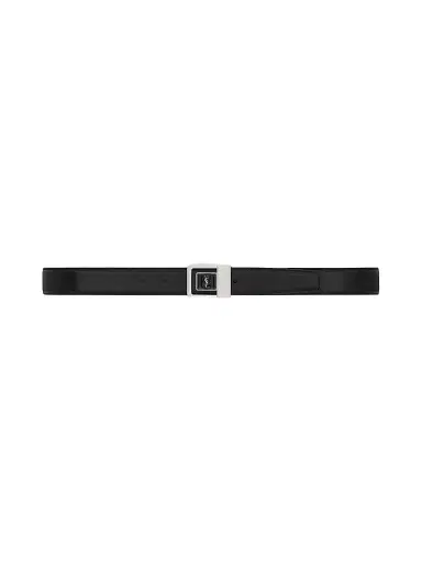 Saint Laurent Men's La 66 Belt in Smooth Leather | Thumbnail 1 Saint Laurent Men's La 66 Belt in Smooth Leather | Thumbnail 1