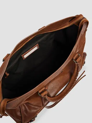 Balenciaga Men's Le City Tote Bag - Caramel | Thumbnail 5 Balenciaga Men's Le City Tote Bag - Caramel | Thumbnail 5