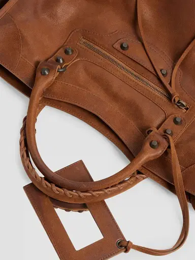 Balenciaga Women's Le City Tote Bag - Caramel | Thumbnail 6 Balenciaga Women's Le City Tote Bag - Caramel | Thumbnail 6