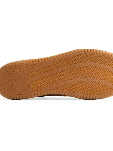 Valentino Garavani Men's Sparry Sneakers in Split Leather - Brown Camel | Thumbnail 7 Valentino Garavani Men's Sparry Sneakers in Split Leather - Brown Camel | Thumbnail 7