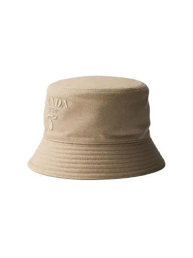 Prada Men's Drill Bucket Hat - Beige Khaki - Size XXL | Thumbnail 1 Prada Men's Drill Bucket Hat - Beige Khaki - Size XXL | Thumbnail 1