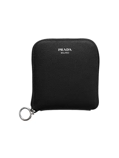 Prada Women's Saffiano Leather Pendant with Re-Nylon Tote Bag | Thumbnail 1 Prada Women's Saffiano Leather Pendant with Re-Nylon Tote Bag | Thumbnail 1