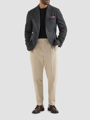 Brunello Cucinelli Men's Cotton Jersey Long Sleeve Crewneck T-Shirt | Thumbnail 6 Brunello Cucinelli Men's Cotton Jersey Long Sleeve Crewneck T-Shirt | Thumbnail 6