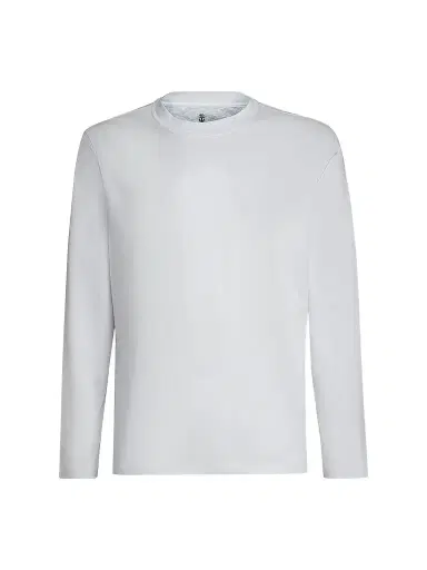 Brunello Cucinelli Men's Cotton Jersey Long Sleeve Crewneck T-Shirt | Thumbnail 1 Brunello Cucinelli Men's Cotton Jersey Long Sleeve Crewneck T-Shirt | Thumbnail 1
