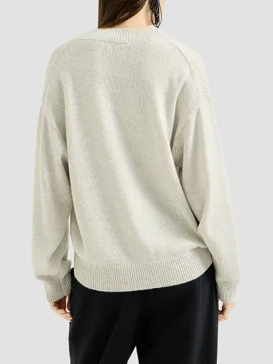 Brunello Cucinelli Women's Cashmere and Silk Diamond Yarn Sweater - | Thumbnail 3 Brunello Cucinelli Women's Cashmere and Silk Diamond Yarn Sweater - | Thumbnail 3