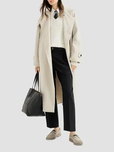 Brunello Cucinelli Women's Cashmere and Silk Diamond Yarn Sweater - | Thumbnail 6 Brunello Cucinelli Women's Cashmere and Silk Diamond Yarn Sweater - | Thumbnail 6