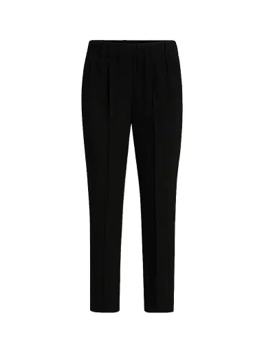 Brunello Cucinelli Women's Silk and Acetate Crêpe Cady Tailored Jogger Trousers | Thumbnail 1 Brunello Cucinelli Women's Silk and Acetate Crêpe Cady Tailored Jogger Trousers | Thumbnail 1