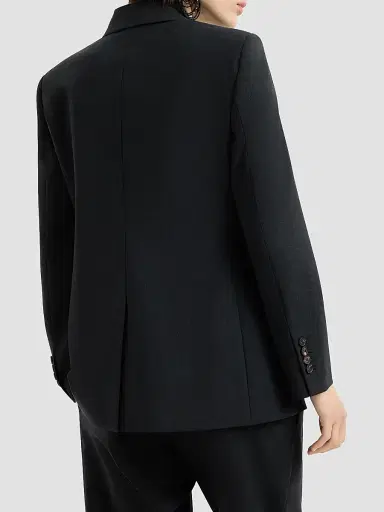 Brunello Cucinelli Women's Tropical Luxury Wool Blazer | Thumbnail 3 Brunello Cucinelli Women's Tropical Luxury Wool Blazer | Thumbnail 3