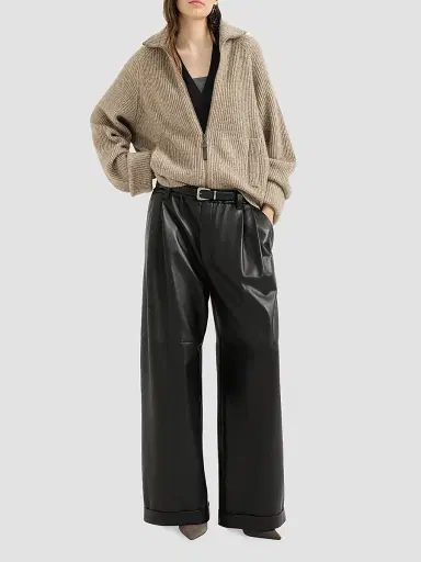 Brunello Cucinelli Women's Stretch Cotton Jersey T-Shirt with Precious Faux-Layering - Black | Thumbnail 6 Brunello Cucinelli Women's Stretch Cotton Jersey T-Shirt with Precious Faux-Layering - Black | Thumbnail 6