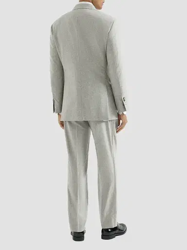 Brunello Cucinelli Men's Cashmere and Silk Lightweight Flannel Tuxedo | Thumbnail 3 Brunello Cucinelli Men's Cashmere and Silk Lightweight Flannel Tuxedo | Thumbnail 3