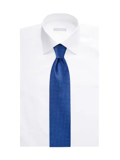 Stefano Ricci Men's Luxury Handmade Silk Tie - Blue Navy | Thumbnail 2 Stefano Ricci Men's Luxury Handmade Silk Tie - Blue Navy | Thumbnail 2