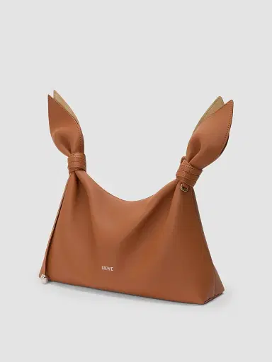 LOEWE Women's Scarf Leather Shoulder Bag - Squirrel | Thumbnail 7 LOEWE Women's Scarf Leather Shoulder Bag - Squirrel | Thumbnail 7