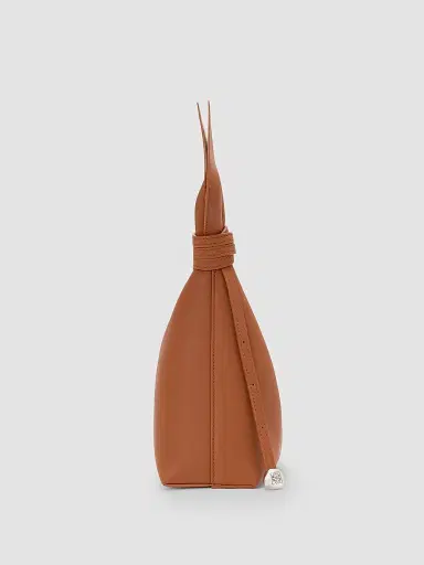 LOEWE Women's Scarf Leather Shoulder Bag - Squirrel | Thumbnail 8 LOEWE Women's Scarf Leather Shoulder Bag - Squirrel | Thumbnail 8