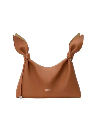 LOEWE Women's Scarf Leather Shoulder Bag - Squirrel | Thumbnail 1 LOEWE Women's Scarf Leather Shoulder Bag - Squirrel | Thumbnail 1