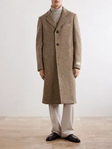 Massimo Alba Mercury Herringbone Virgin Wool Coat - Men | Thumbnail 3 Massimo Alba Mercury Herringbone Virgin Wool Coat - Men | Thumbnail 3