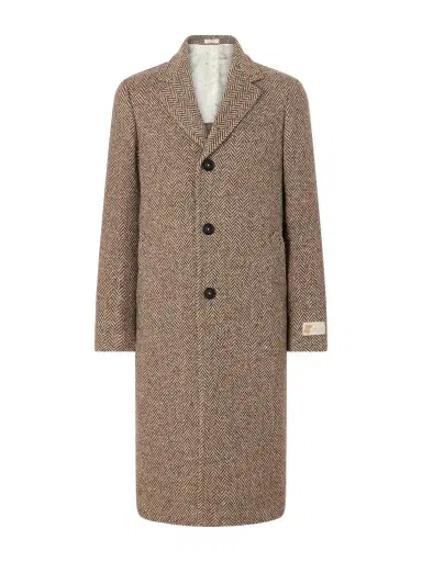 Massimo Alba Mercury Herringbone Virgin Wool Coat - Men | Thumbnail 1 Massimo Alba Mercury Herringbone Virgin Wool Coat - Men | Thumbnail 1