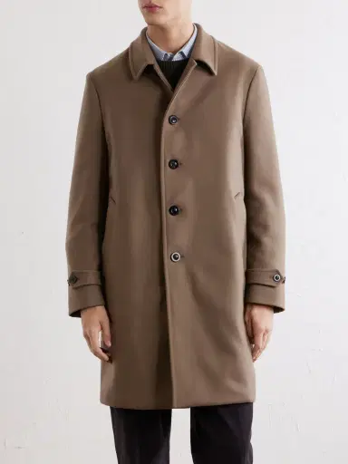 Boglioli Wool-Blend Felt Coat - Men | Thumbnail 3 Boglioli Wool-Blend Felt Coat - Men | Thumbnail 3