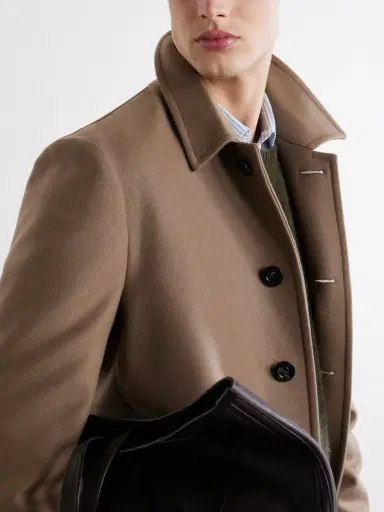 Boglioli Wool-Blend Felt Coat - Men | Thumbnail 5 Boglioli Wool-Blend Felt Coat - Men | Thumbnail 5