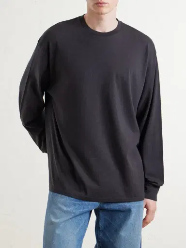 A.PRESSE Cotton and Cashmere-Blend T-Shirt - Men | Thumbnail 3 A.PRESSE Cotton and Cashmere-Blend T-Shirt - Men | Thumbnail 3