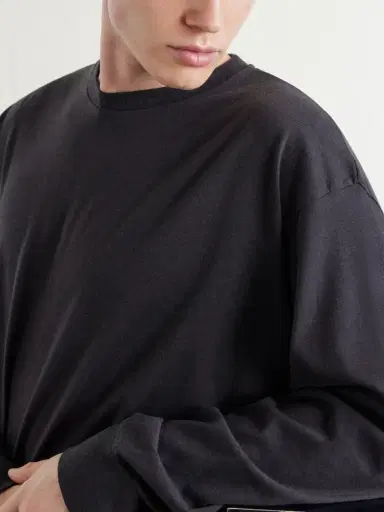 A.PRESSE Cotton and Cashmere-Blend T-Shirt - Men | Thumbnail 5 A.PRESSE Cotton and Cashmere-Blend T-Shirt - Men | Thumbnail 5