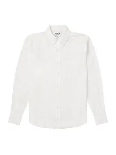 Thom Browne Logo-Appliquéd 4-Bar Linen Shirt - Men | Thumbnail 1 Thom Browne Logo-Appliquéd 4-Bar Linen Shirt - Men | Thumbnail 1