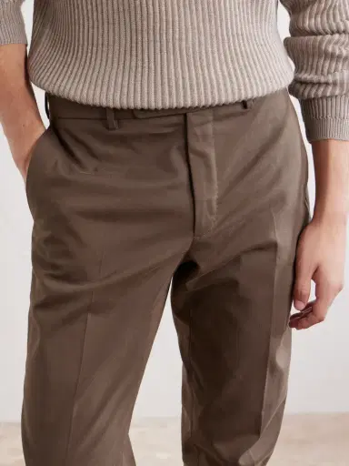 Slowear Straight-Leg Stretch-Cotton Gabardine Trousers - Men | Thumbnail 5 Slowear Straight-Leg Stretch-Cotton Gabardine Trousers - Men | Thumbnail 5