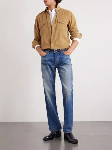 Tom Ford Slim-Fit Cotton-Corduroy Shirt - Men | Thumbnail 2 Tom Ford Slim-Fit Cotton-Corduroy Shirt - Men | Thumbnail 2
