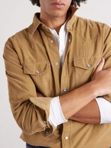 Tom Ford Slim-Fit Cotton-Corduroy Shirt - Men | Thumbnail 5 Tom Ford Slim-Fit Cotton-Corduroy Shirt - Men | Thumbnail 5