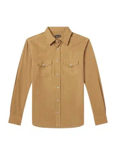 Tom Ford Slim-Fit Cotton-Corduroy Shirt - Men | Thumbnail 1 Tom Ford Slim-Fit Cotton-Corduroy Shirt - Men | Thumbnail 1