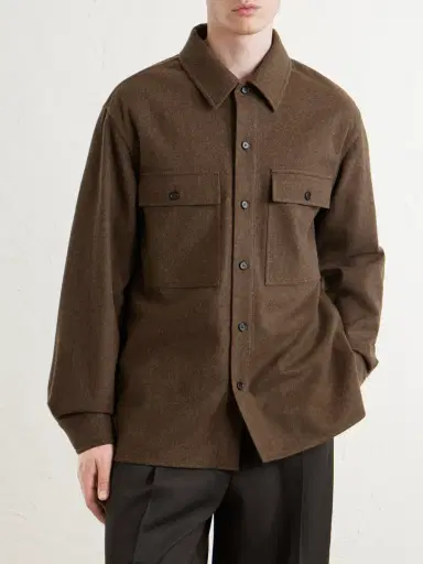 Jil Sander Virgin Wool Overshirt - Men | Thumbnail 3 Jil Sander Virgin Wool Overshirt - Men | Thumbnail 3