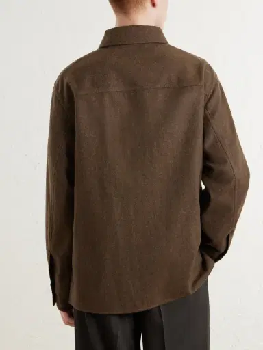 Jil Sander Virgin Wool Overshirt - Men | Thumbnail 4 Jil Sander Virgin Wool Overshirt - Men | Thumbnail 4