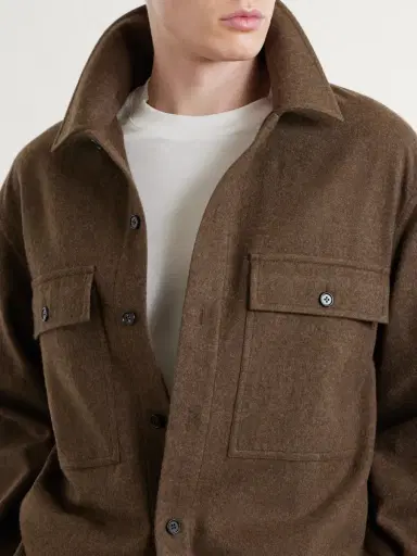 Jil Sander Virgin Wool Overshirt - Men | Thumbnail 5 Jil Sander Virgin Wool Overshirt - Men | Thumbnail 5