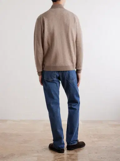 Slowear Virgin Wool Half-Zip Sweater - Men | Thumbnail 4 Slowear Virgin Wool Half-Zip Sweater - Men | Thumbnail 4