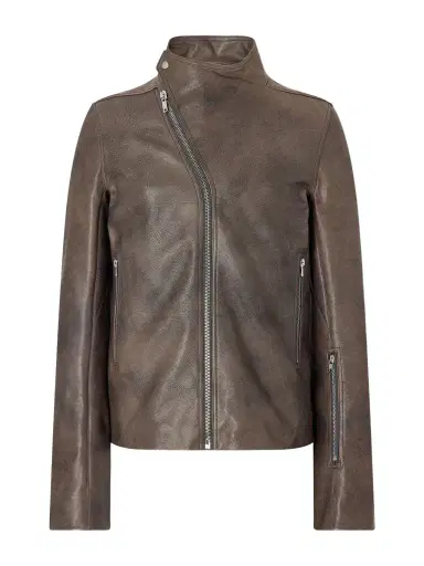 Rick Owens Release Panelled Full-Grain Leather Jacket - Men | Thumbnail 1 Rick Owens Release Panelled Full-Grain Leather Jacket - Men | Thumbnail 1
