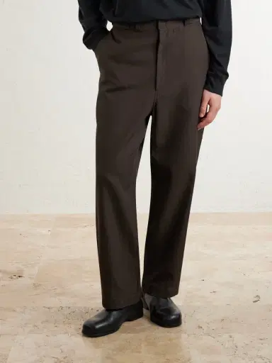 A.PRESSE Straight-Leg Cotton and Silk-Blend Trousers - Men | Thumbnail 3 A.PRESSE Straight-Leg Cotton and Silk-Blend Trousers - Men | Thumbnail 3