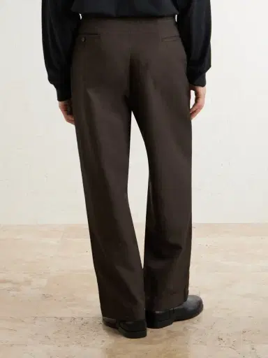 A.PRESSE Straight-Leg Cotton and Silk-Blend Trousers - Men | Thumbnail 4 A.PRESSE Straight-Leg Cotton and Silk-Blend Trousers - Men | Thumbnail 4
