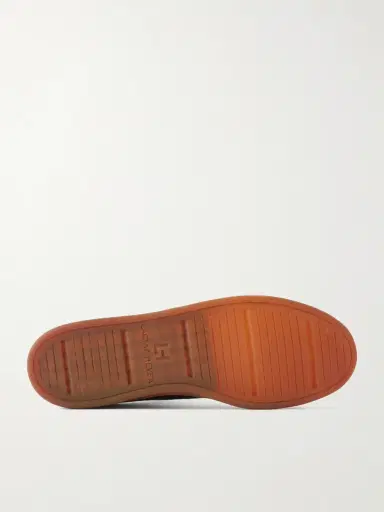 Officine Creative Militia 002 Suede-Trimmed Leather Sneakers - Men | Thumbnail 3 Officine Creative Militia 002 Suede-Trimmed Leather Sneakers - Men | Thumbnail 3