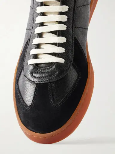 Officine Creative Militia 002 Suede-Trimmed Leather Sneakers - Men | Thumbnail 5 Officine Creative Militia 002 Suede-Trimmed Leather Sneakers - Men | Thumbnail 5