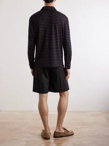 Massimo Alba Raya Striped Cotton-Jersey Polo Shirt - Men | Thumbnail 4 Massimo Alba Raya Striped Cotton-Jersey Polo Shirt - Men | Thumbnail 4