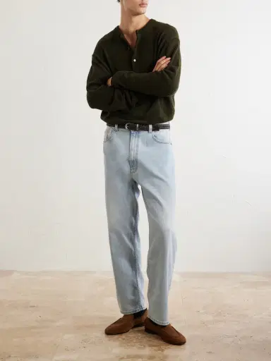 Ghiaia Cashmere Straight-Leg Jeans - Men | Thumbnail 2 Ghiaia Cashmere Straight-Leg Jeans - Men | Thumbnail 2
