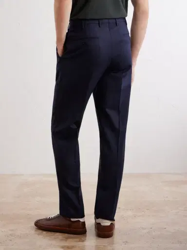 Slowear Straight-Leg Wool and Cashmere-Blend Trousers - Men | Thumbnail 4 Slowear Straight-Leg Wool and Cashmere-Blend Trousers - Men | Thumbnail 4