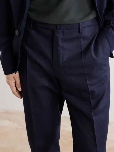 Slowear Straight-Leg Wool and Cashmere-Blend Trousers - Men | Thumbnail 5 Slowear Straight-Leg Wool and Cashmere-Blend Trousers - Men | Thumbnail 5