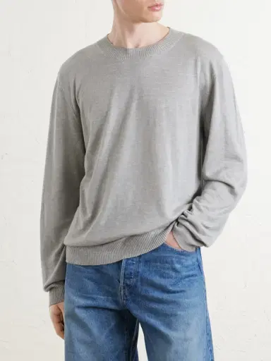 The Elder Statesman Libeccio Wool, Silk and Linen-Blend Sweater - Men | Thumbnail 3 The Elder Statesman Libeccio Wool, Silk and Linen-Blend Sweater - Men | Thumbnail 3