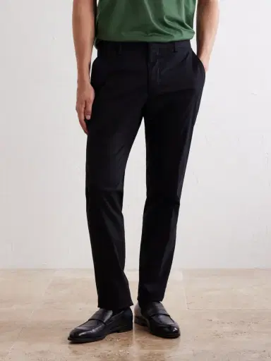 Zegna Straight-Leg Stretch Cotton-Twill Trousers - Men | Thumbnail 3 Zegna Straight-Leg Stretch Cotton-Twill Trousers - Men | Thumbnail 3