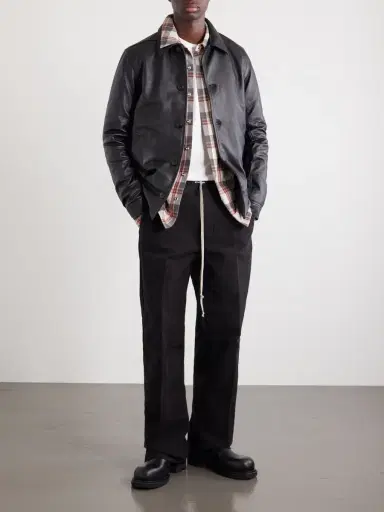 Rick Owens Brad Leather Jacket - Men | Thumbnail 2 Rick Owens Brad Leather Jacket - Men | Thumbnail 2