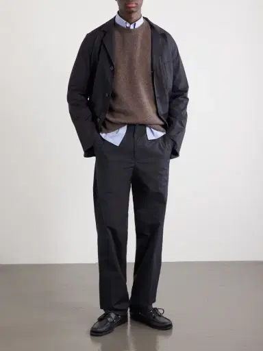 A.P.C. Dylan Straight-Leg Cotton-Poplin Trousers - Men | Thumbnail 2 A.P.C. Dylan Straight-Leg Cotton-Poplin Trousers - Men | Thumbnail 2