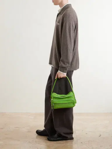 Acne Studios Camero Party Suede Pouch - Men | Thumbnail 2 Acne Studios Camero Party Suede Pouch - Men | Thumbnail 2