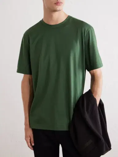Zegna Cotton-Jersey T-Shirt - Men | Thumbnail 5 Zegna Cotton-Jersey T-Shirt - Men | Thumbnail 5