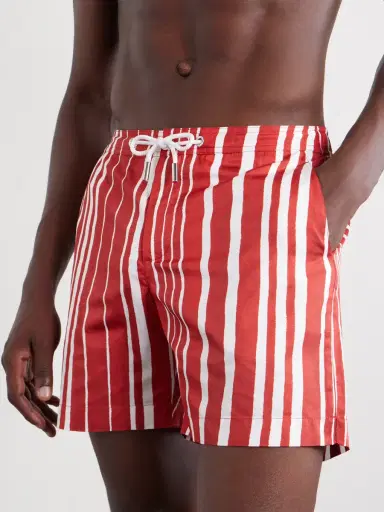 Orlebar Brown Bulldog Straight-Leg Mid-Length Striped Swim Shorts - Men | Thumbnail 2 Orlebar Brown Bulldog Straight-Leg Mid-Length Striped Swim Shorts - Men | Thumbnail 2